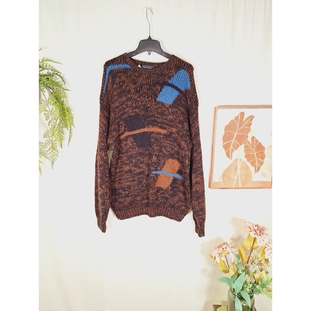Peter England Vintage Men's Acrylic Sweater Large